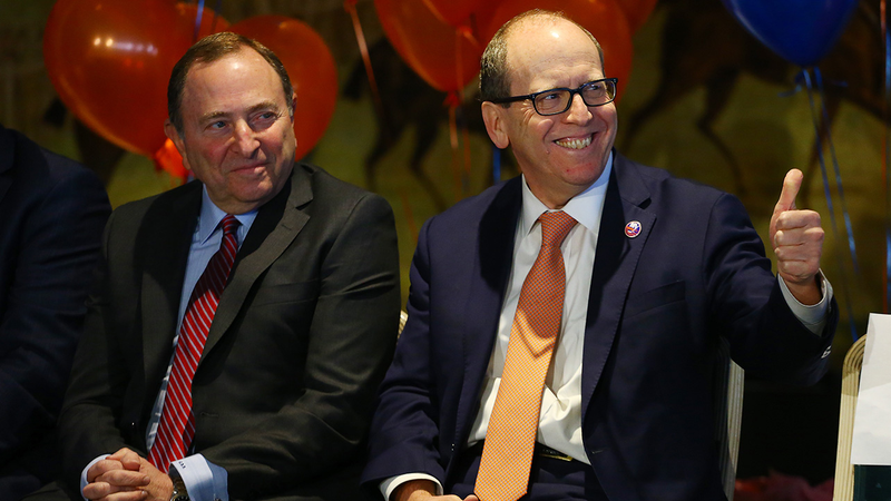 Gary Bettman and Jon Ledecky.